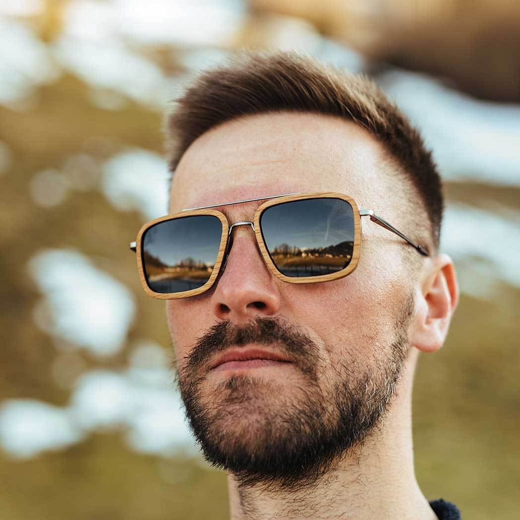 Waidzeit Whisky Rye Sunglasses Azure Tartarus