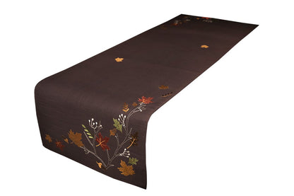 XD17147 Autumn Branches Table Runner Pink Leto