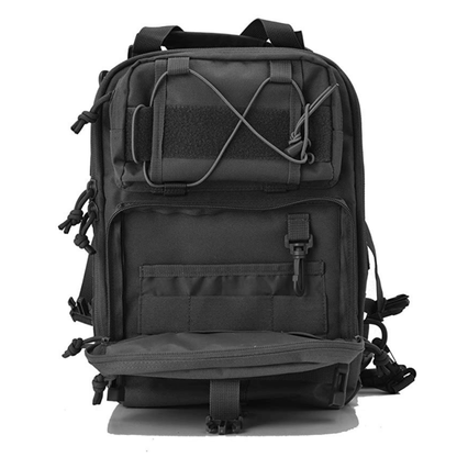 Tactical Medium Sling Range Bag Black Lavender