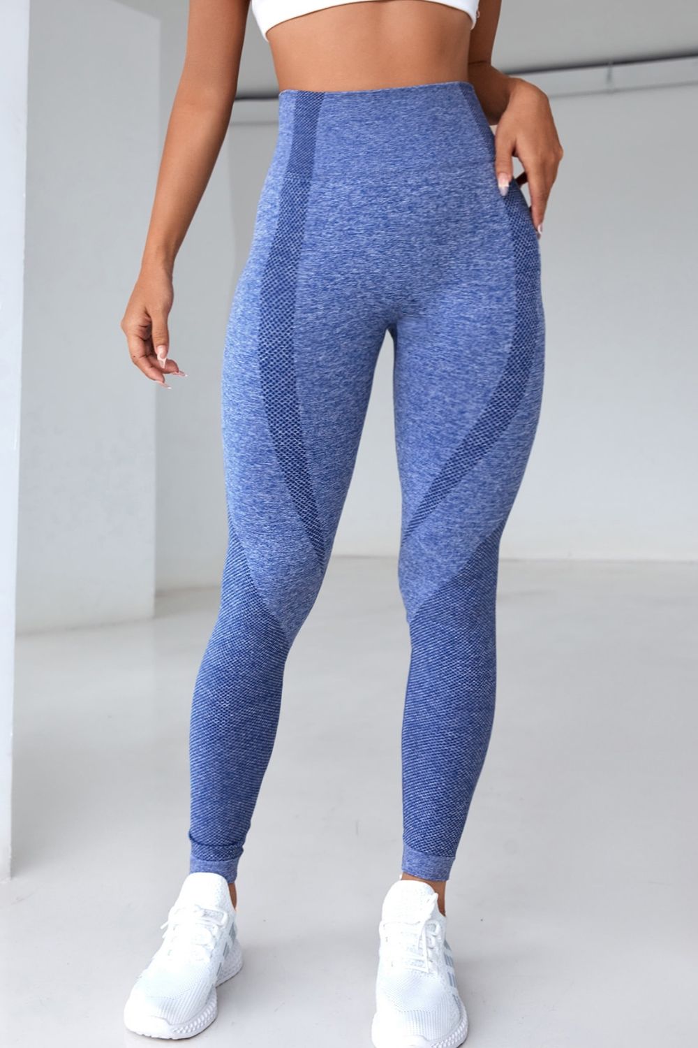 High Waistband Long Active Pants Trendsi