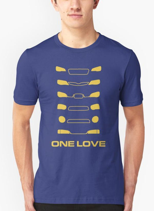 Subaru Impreza - One love Purple T-shirt Scorpius