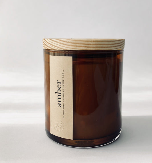 amber scented candle Red Beech