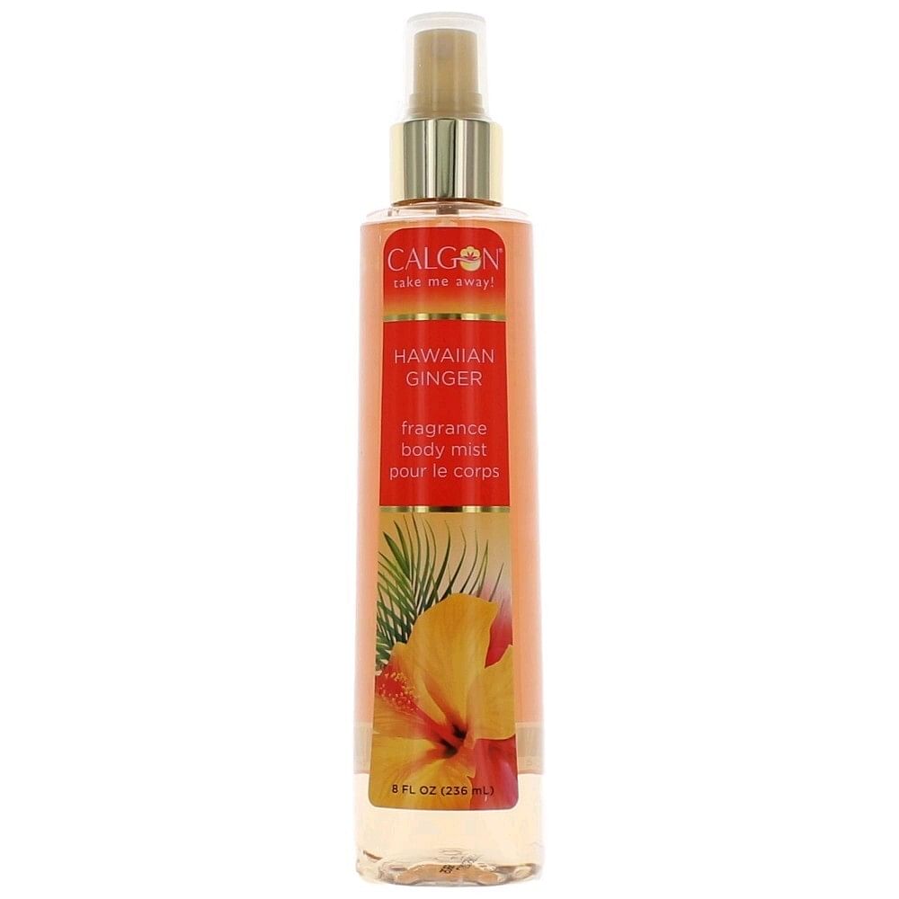 Calgon Hawaiian Ginger by Calgon, 8 oz Fragrance Body Mist for Women Yellow Crius