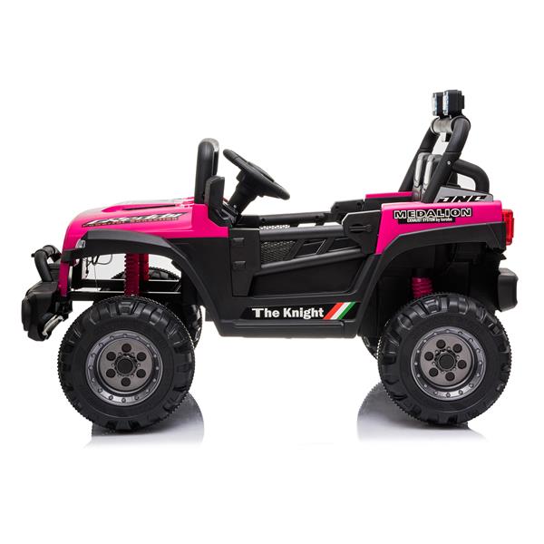 BBH-016 Dual Drive 12V 4.5A.h with 2.4G Remote Control off-road Vehicle Rose Red 6cc08b-1a