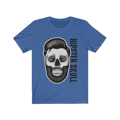 Hipster Skull Popculture Graphic T-Shirt Plum Charlie