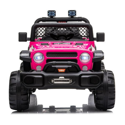 BBH-016 Dual Drive 12V 4.5A.h with 2.4G Remote Control off-road Vehicle Rose Red 6cc08b-1a