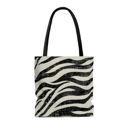 Double Sided Zebra Print Beach Shopper Tote Bag Medium Yellow Pandora