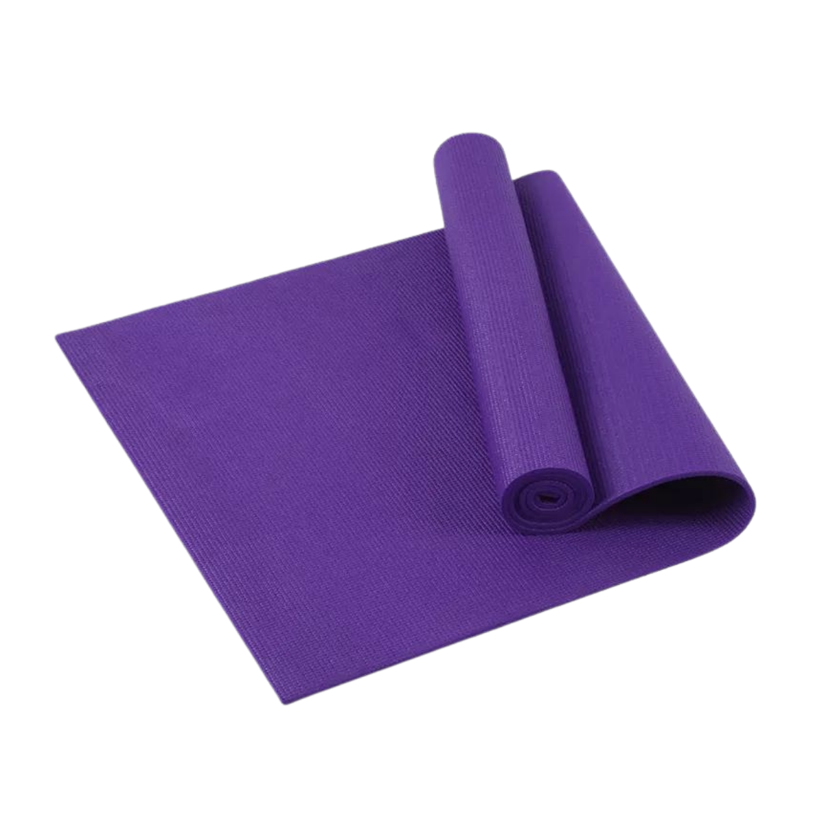 Performance Yoga Mat with Carrying Straps Black Lavender