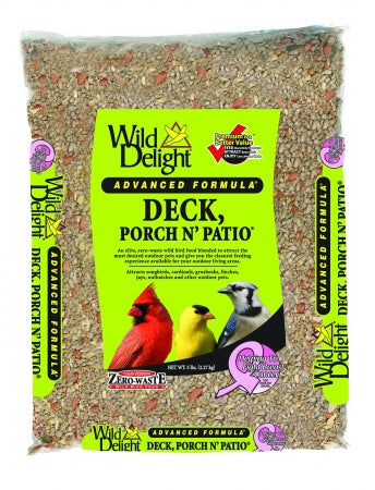 D&D Commodities Wild Delight Deck- Porch N Patio Wild Bird Food 5 Lb 3 Rose Chloe