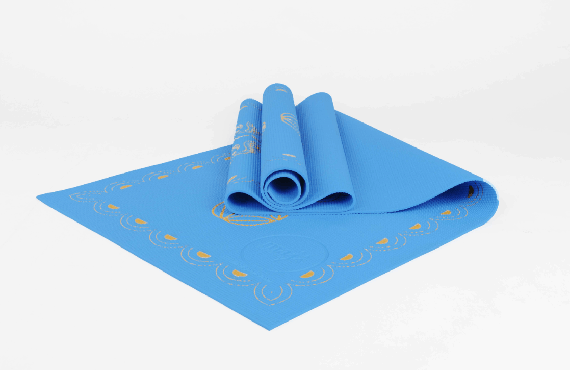 Printed PVC Premium Yoga Mat Azure Jason