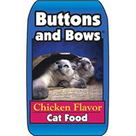 TRIUMPH PET INDUSTRIES; 10019 Buttons And Bows Cat Food Chicken Flavor Rose Chloe