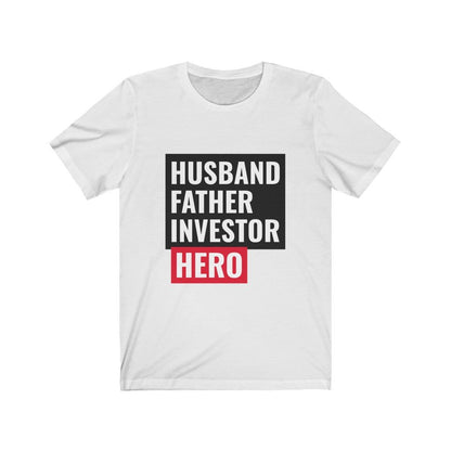 Husband, Father, Investor, Hero T-Shirt Yellow Pandora