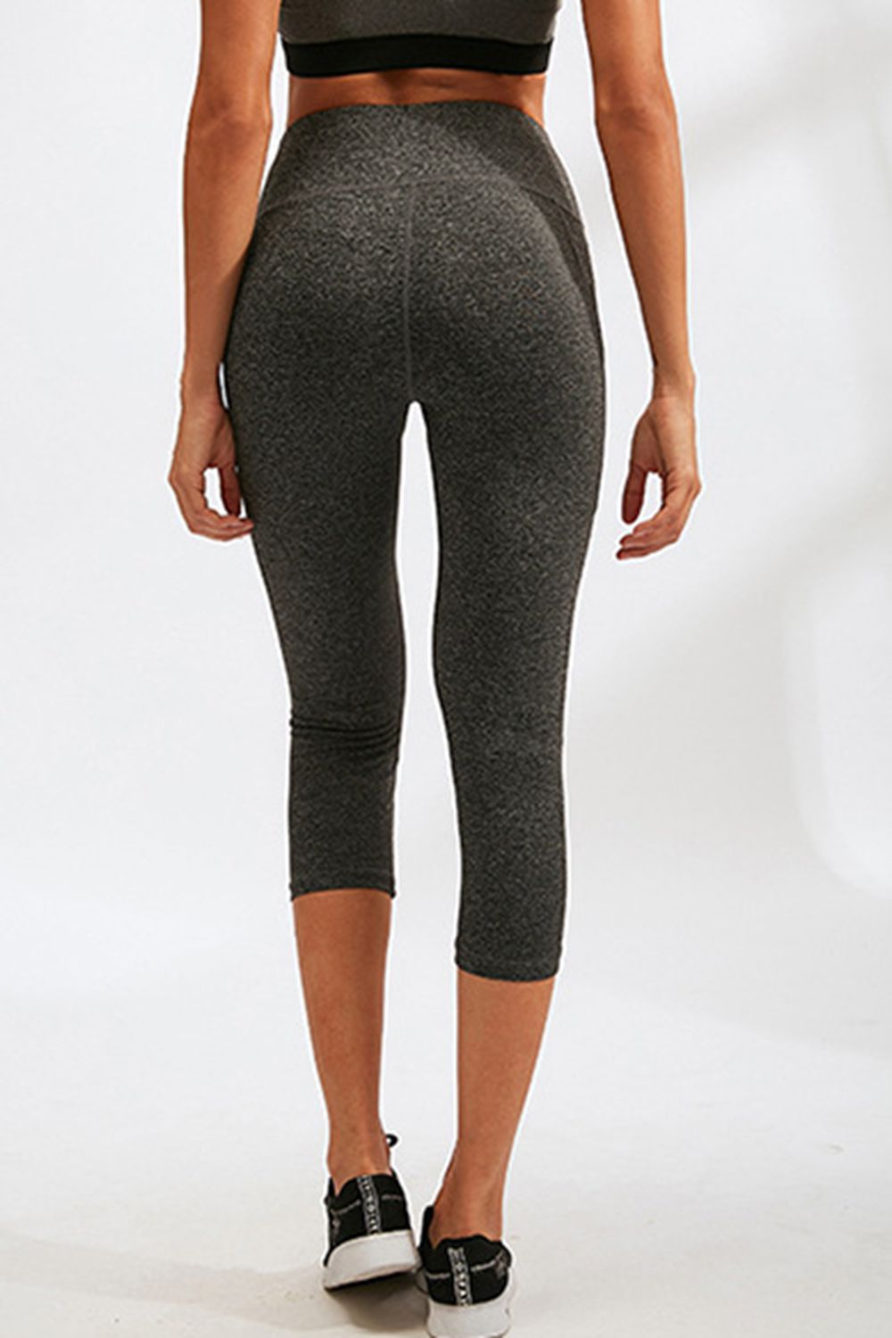 Slim Fit Wide Waistband Active Leggings with Pockets Trendsi