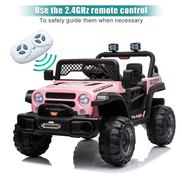 BBH-016 Dual Drive 12V 4.5A.h with 2.4G Remote Control off-road Vehicle Pink 6cc08b-1a