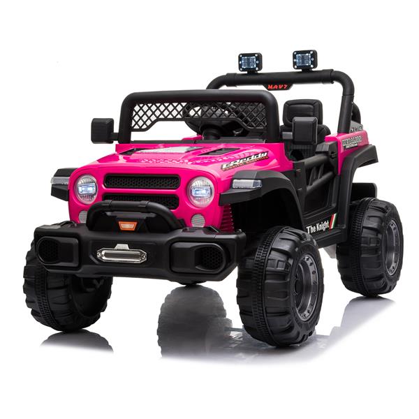 BBH-016 Dual Drive 12V 4.5A.h with 2.4G Remote Control off-road Vehicle Rose Red 6cc08b-1a