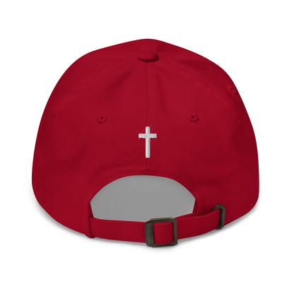 Embroidered Adjustable Baseball Cap, Faith - F/b Grey Coco