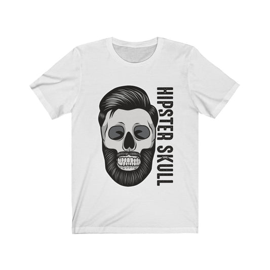 Hipster Skull Popculture Graphic T-Shirt Plum Charlie