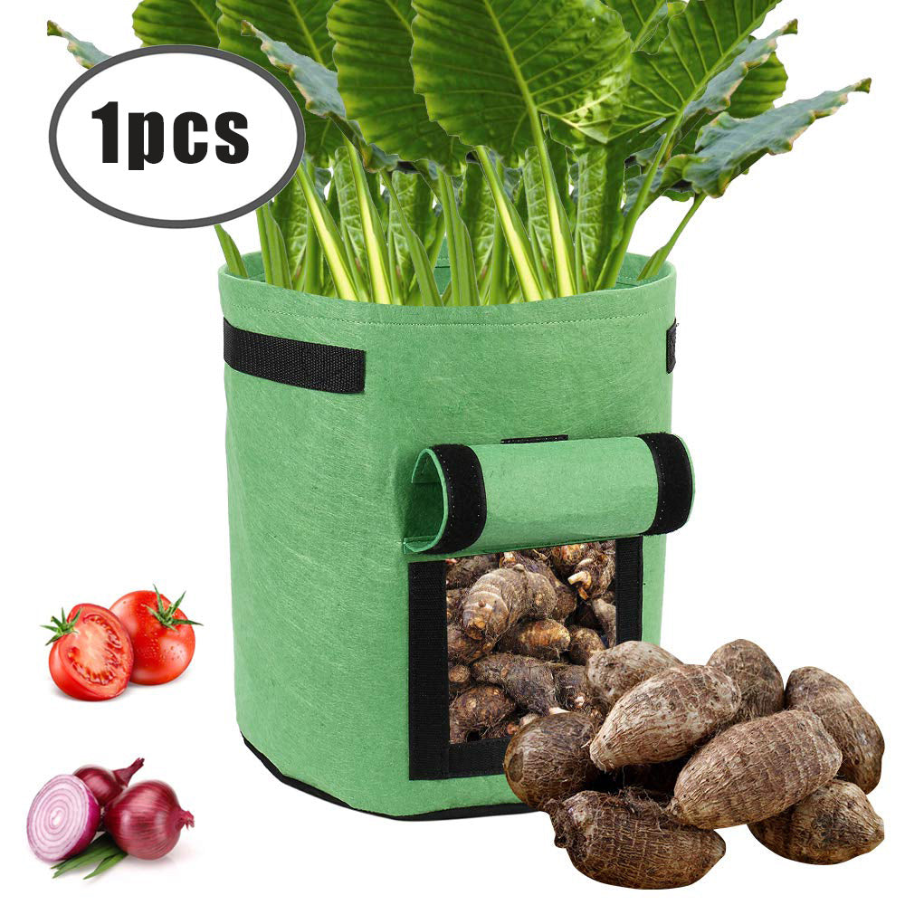 Portable Plant Bag Potato Planting Bag Durable Bag Teal Simba