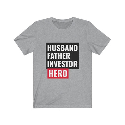 Husband, Father, Investor, Hero T-Shirt Yellow Pandora