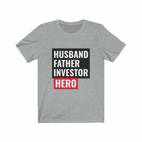 Husband, Father, Investor, Hero T-Shirt Yellow Pandora