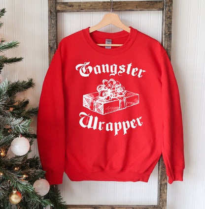 Gangsta Wrapper Christmas Sweatshirt Agate