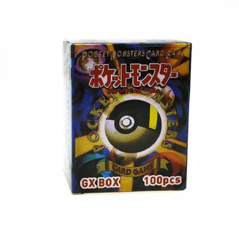 100/120pcs Cartoon Game Card Pokemon Card 95 GX Pokemon Card Teal Simba