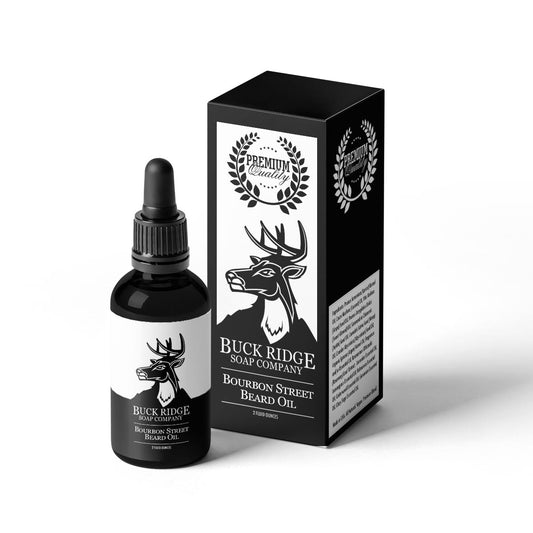 Buck Ridge Bourbon Street Premium Beard Oil Black Oliver