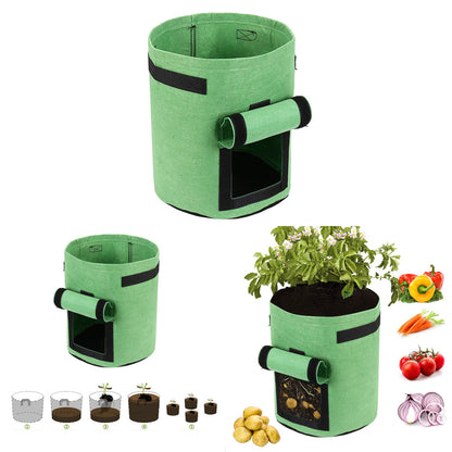 Portable Plant Bag Potato Planting Bag Durable Bag Teal Simba