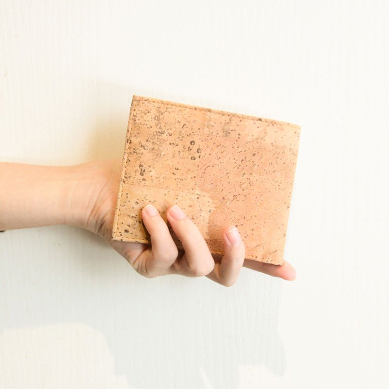 Natural Cork Wallet Fuchsia Molly