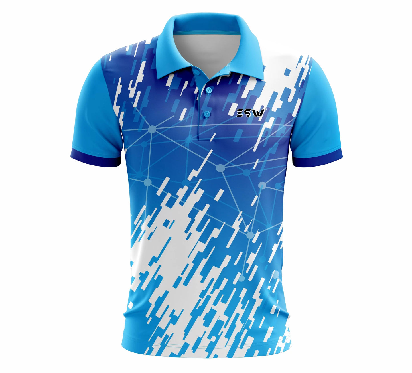 Sports Polo Tshirts Shirts for Men Lightweight Cricket TShirt Chocolate Misty