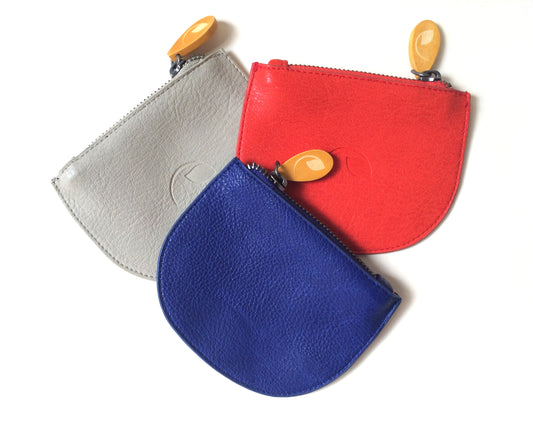 Coney Coin Purse in Vegan Leather - 5 colors Purple Meleager