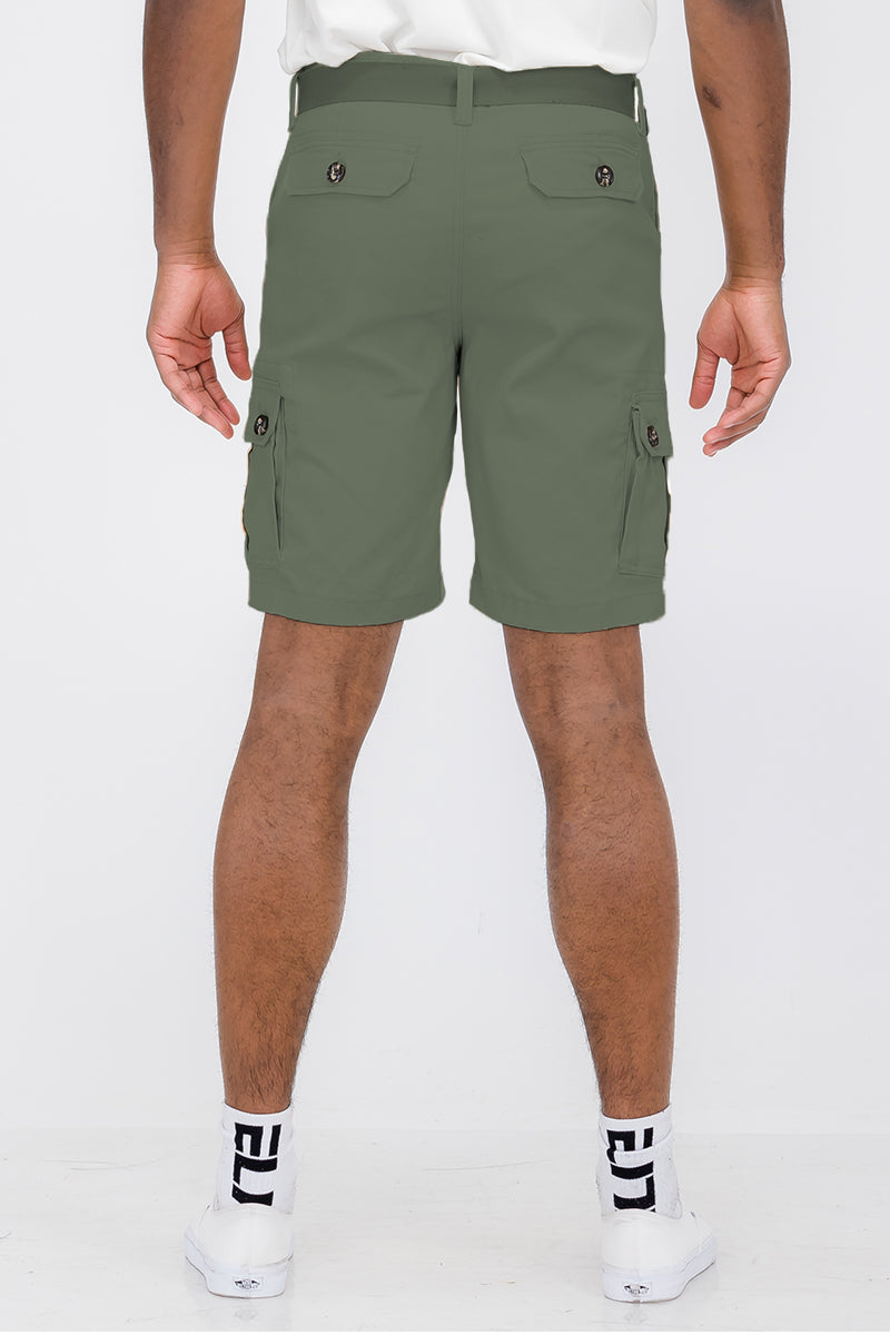 Belted Cargo Short Lime Milo