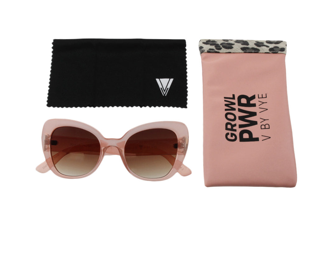 She-EO Sunglasses Salmon Cherry