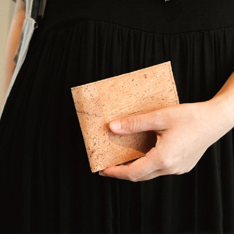 Natural Cork Wallet Fuchsia Molly