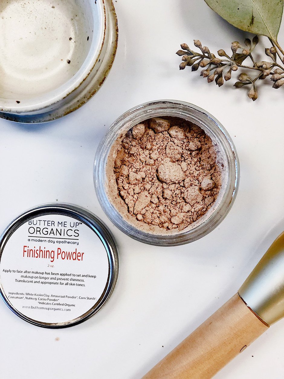 Organic Finishing Powder Setting White Smokey