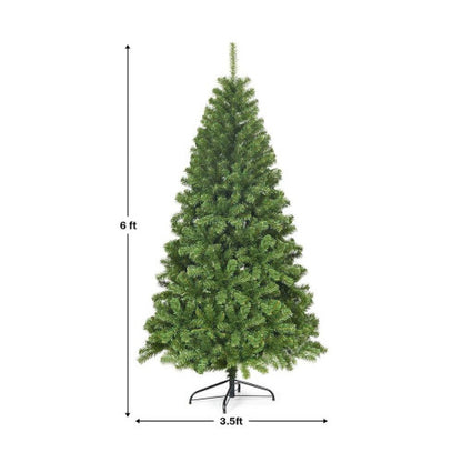 Christmas Tree 6Ft 650 Branch Tips Artificial Christmas Decorations Teal Simba