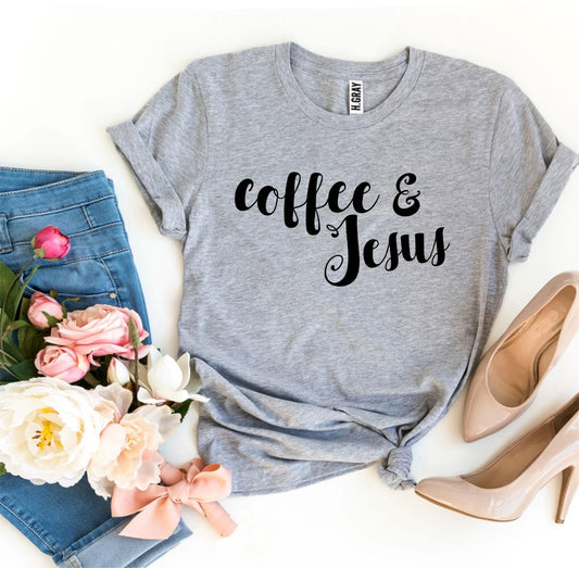 Coffee And Jesus T-shirt Agate