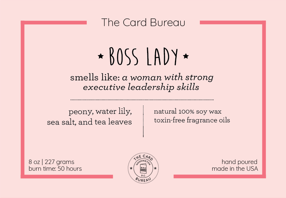 Boss Lady Candle Fuchsia Uranus