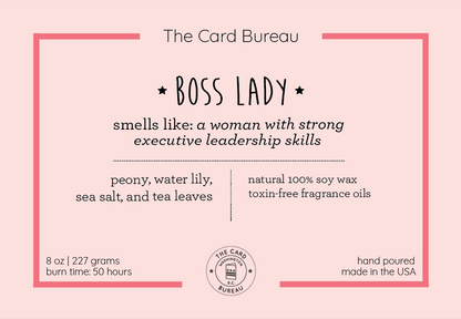 Boss Lady Candle Fuchsia Uranus