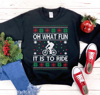 Oh What Fun Christmas Sweatshirt Agate