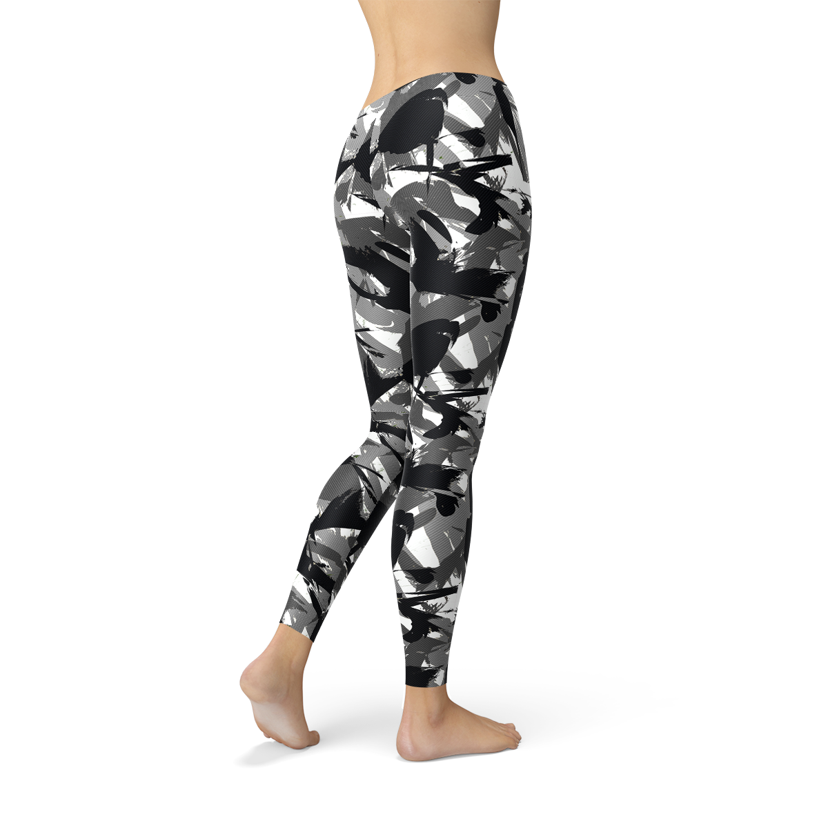 Womens Urban Camo Leggings Maroon Sooty