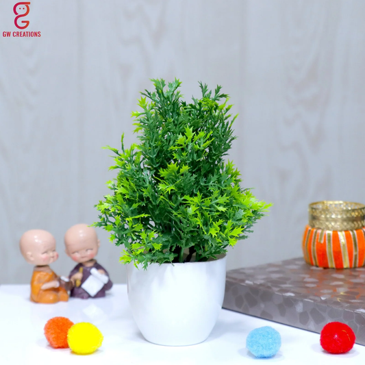 Artificial Plant For Home Decoration (Little Leaf ) Brown Danae