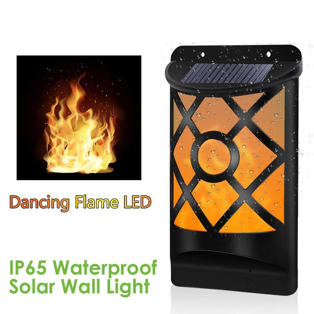 Outdoor Waterproof LED Flickering Solar Flame Lights for Courtyard Teal Simba