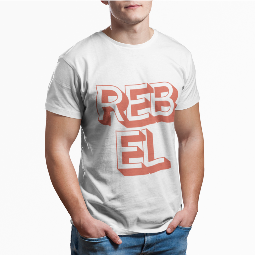 Mens Rebel Logo T-Shirt Yellow Pandora