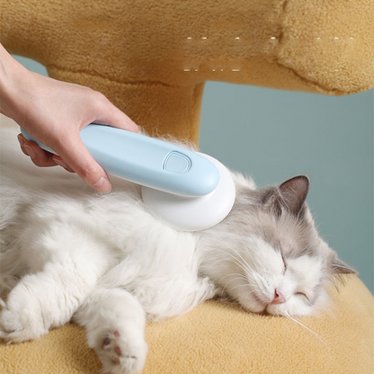 UFO Pet Massage Comb Cats Dog Grooming Combs Brush Lilac Milo