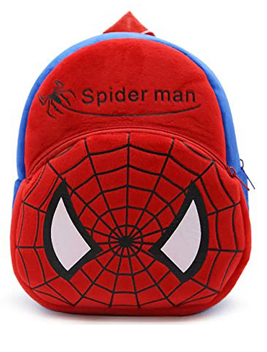 Little Hunk Spiderman School Bag - Height 12 Inches Beige Metis