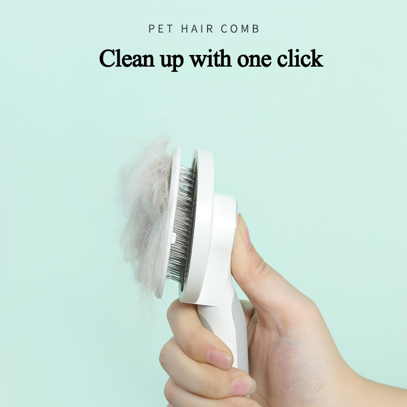 UFO Pet Massage Comb Cats Dog Grooming Combs Brush Lilac Milo