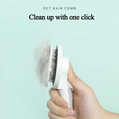 UFO Pet Massage Comb Cats Dog Grooming Combs Brush Lilac Milo