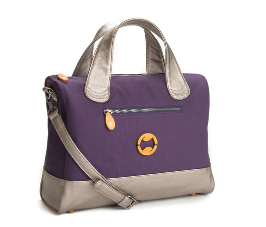 Bedford Crossbody Messenger Bag Purple Meleager