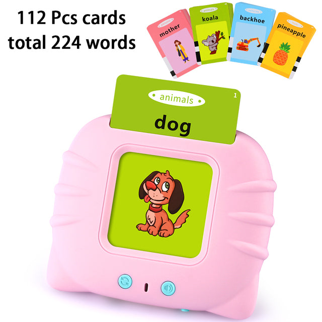 Kids Electronic Cognitive Cards Talking Flash Cards Audio Books Teal Simba